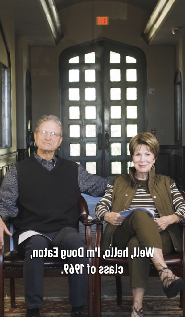 Link to video for Doug and Margaret Eaton's Giving Tuesday Video